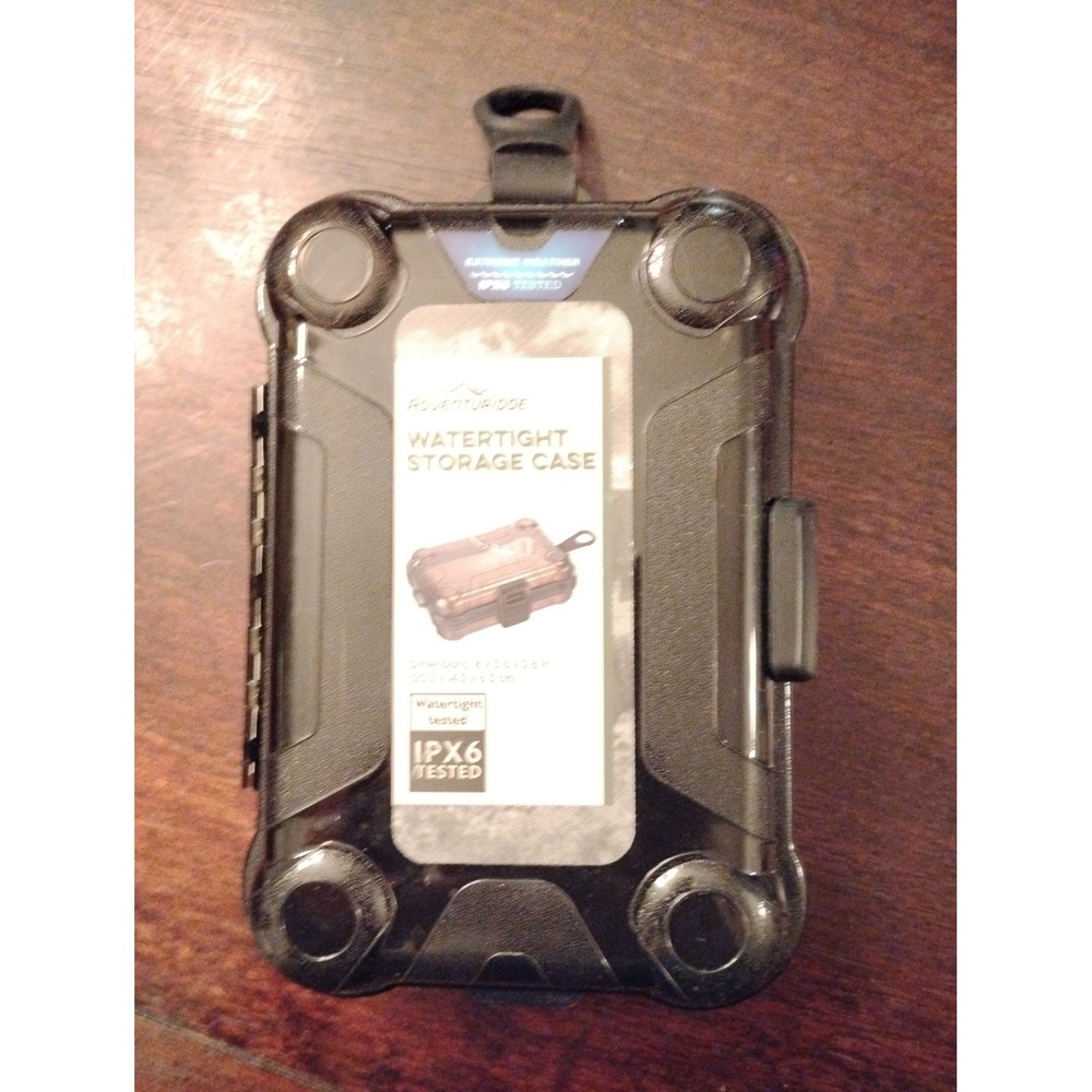 Adventuridge Watertight Storage Case IPX6 Tested Smoke Polycarbonate Dry Box